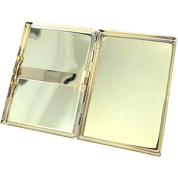 Kate Spade R Initial Business Card Cigarette Gold Metal Case Holder Wallet NY - Picture 7 of 7